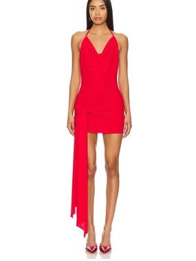 Camila Coelho Deserto Mini Dress in Red